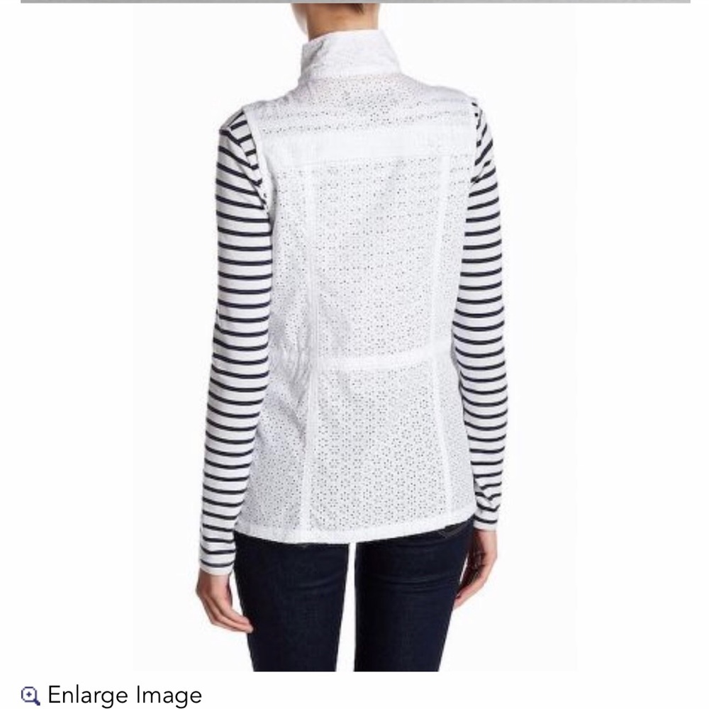 ⭐️HP⭐️ New Live a Little Eyelet Cinched Waist Vest - Picture 3 of 3